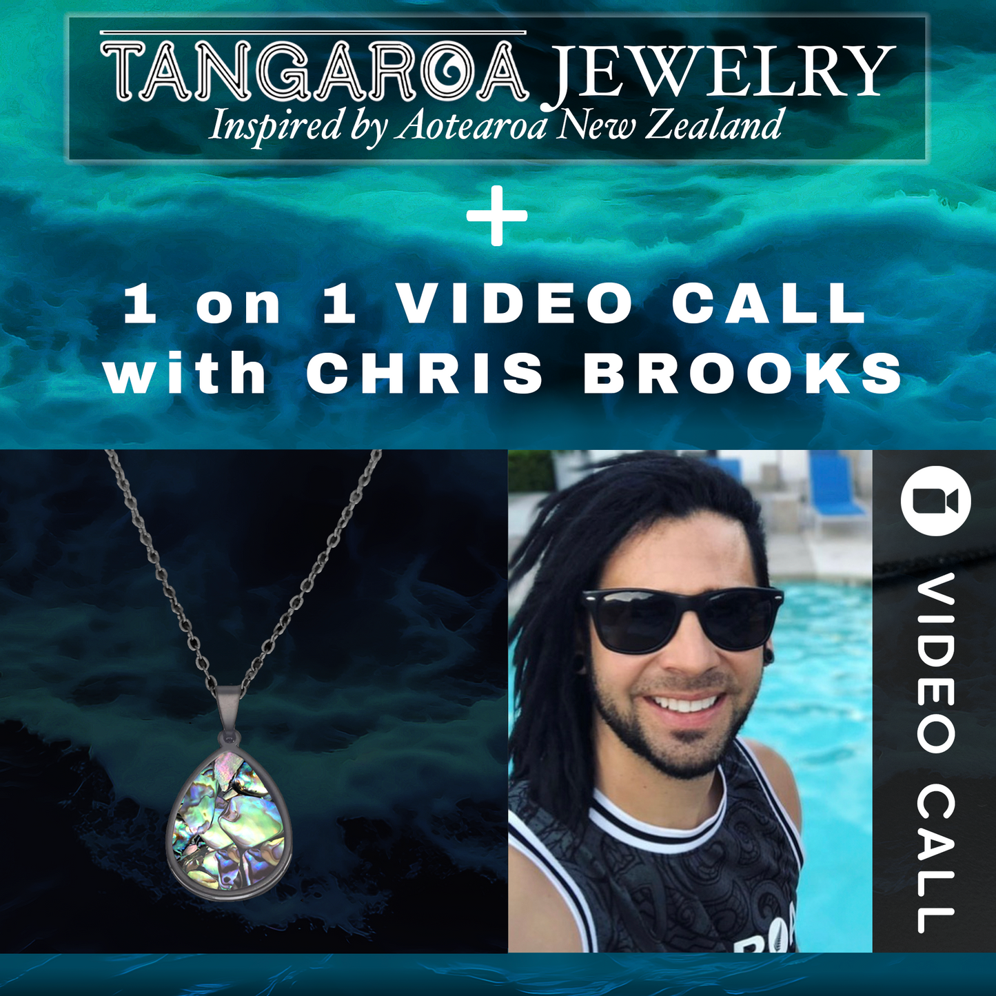 Tangaroa Jewelry - iti roimata pouri