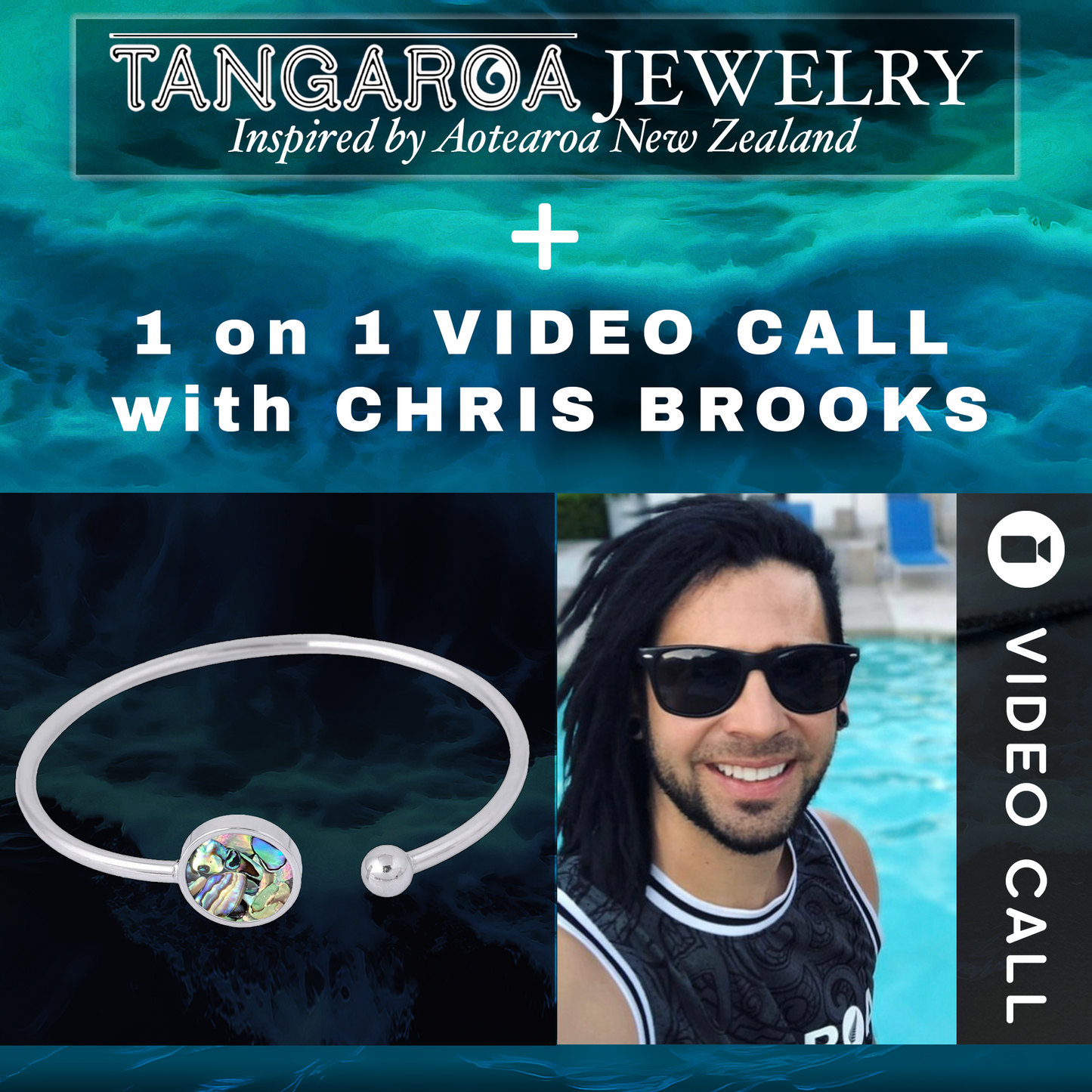 Tangaroa Jewelry - poroporo hiriwa