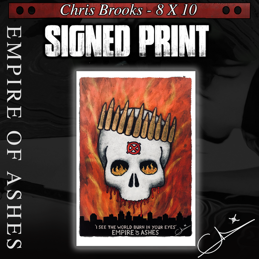 Chris Brooks - Empire of Ashes Signed Print